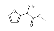 DL-methyl 2-amino-2-(thien-2-yl)acetate结构式