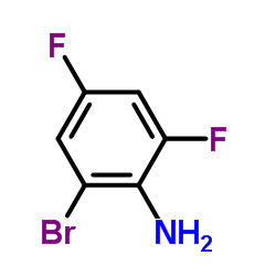 2-溴-4,6-二氟苯胺结构式