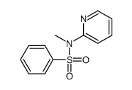 N-methyl-N-pyridin-2-ylbenzenesulfonamide结构式