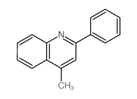 Quinoline,4-methyl-2-phenyl- Structure