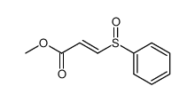 methyl (E)-3-phenylsulfinylprop-2-enoate结构式