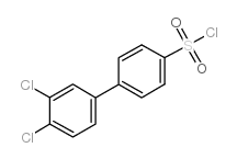 3',4'-二氯-[1,1'-联苯]-4-磺酰氯结构式