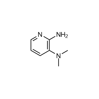 N3,N3-二甲基吡啶-2,3-二胺结构式