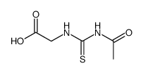N-(acetyl-thiocarbamoyl)-glycine结构式
