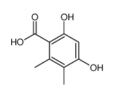 4,6-dihydroxy-2,3-dimethylbenzoic acid结构式