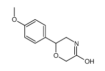 6-(4-甲氧基-苯基)-吗啉-3-酮结构式