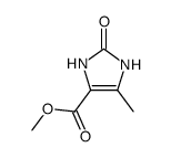 5-methyl-2-oxo-2,3-dihydro-1H-imidazole-4-carboxylic acid methyl ester Structure
