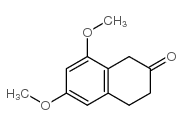 6,8-二甲氧基-3,4-二氢-1H-2-萘酮结构式