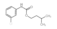 3-methylbutyl N-(3-chlorophenyl)carbamate Structure