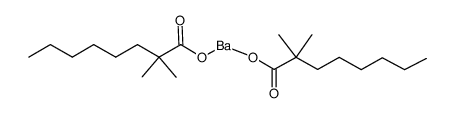 barium(2+),3,3,5,5-tetramethylhexanoate Structure