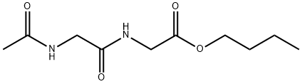 N-(N-Acetylglycyl)glycine butyl ester Structure