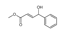Methyl-4-hydroxy-4-phenyl-2-butenoat Structure