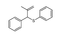 (2-methyl-1-phenylprop-2-enyl)sulfanylbenzene结构式
