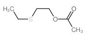 2-ethylsulfanylethyl acetate结构式