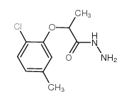 2-(2-氯-5-甲基苯氧基)丙肼结构式