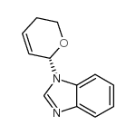 (s)-(9ci)-1-(5,6-二氢-2H-吡喃-2-基)-1H-苯并咪唑结构式