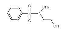 N-(2-羟基乙基)-n-甲基苯磺酰胺结构式