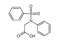 2-(N-苯基苯基磺酰氨基)乙酸结构式