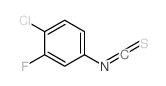 Benzene, 1-chloro-2-fluoro-4-isothiocyanato- (9CI) Structure