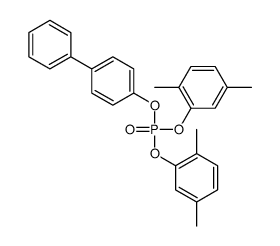 bis(2,5-dimethylphenyl) (4-phenylphenyl) phosphate Structure