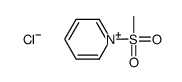 1-methylsulfonylpyridin-1-ium,chloride Structure