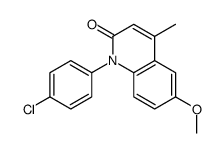 1-(4-chlorophenyl)-6-methoxy-4-methylquinolin-2-one Structure