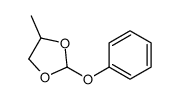 4-methyl-2-phenoxy-1,3-dioxolane Structure