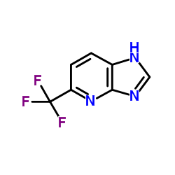 5-(三氟甲基)-1H-咪唑并[4,5-b]吡啶结构式