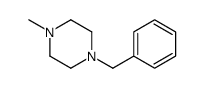1-Benzyl-4-methylpiperazine Structure