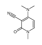 4-(dimethylamino)-1-methyl-2-oxopyridine-3-carbonitrile结构式