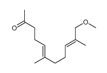 11-methoxy-6,10-dimethylundeca-5,9-dien-2-one结构式