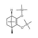 1,7,7-trimethyl-2,3-bis(trimethylsiloxy)bicyclo[2.2.1]hept-2-ene结构式
