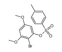 2-bromo-3,5-dimethoxyphenyl toluene-p-sulphonate Structure