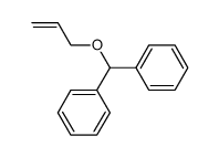 allyl diphenylmethyl ether Structure