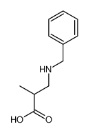 Propanoic acid, 2-methyl-3-[(phenylmethyl)amino]- Structure