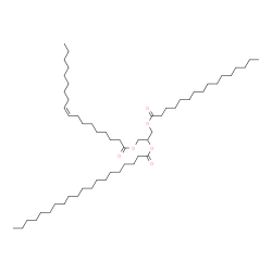 1-Palmitoyl-2-Arachidoyl-3-Oleoyl-rac-glycerol结构式