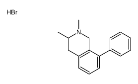 2,3-dimethyl-8-phenyl-3,4-dihydro-1H-isoquinoline,hydrobromide结构式