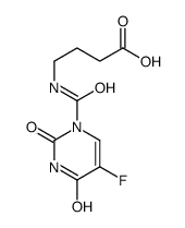 1-(3-carboxypropylcarbamoyl)-5-fluorouracil结构式