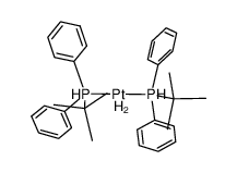 bis(tert-butyldiphenyl-l5-phosphanyl)platinum(IV) hydride Structure