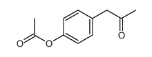 [4-(2-oxopropyl)phenyl] acetate Structure