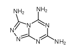 3,5,7-三氨基-1,2,4-噻唑并[4,3-a]-1,3,5-噻嗪结构式