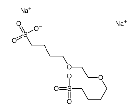 Polyethylene glycol, disulfobutyl ether, disodium salt Structure