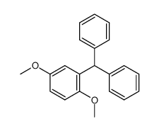 2',5'-dimethoxyphenyldiphenylmethane结构式