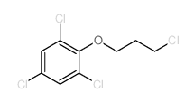 Benzene,1,3,5-trichloro-2-(3-chloropropoxy)- structure