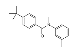 4-tert-butyl-N-methyl-N-(3-methylphenyl)benzamide结构式