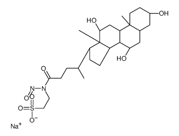 sodium,2-[nitroso-[(4R)-4-[(3R,5S,7R,10S,12S,13R,17R)-3,7,12-trihydroxy-10,13-dimethyl-2,3,4,5,6,7,8,9,11,12,14,15,16,17-tetradecahydro-1H-cyclopenta[a]phenanthren-17-yl]pentanoyl]amino]ethanesulfonate结构式