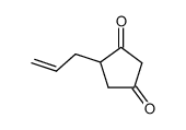 4-(2-propenyl)-1,3-cyclopentanedione结构式