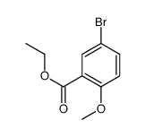 5-溴-2-甲氧基苯甲酸乙酯结构式