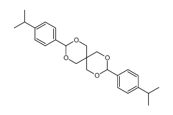 3,9-bis(4-propan-2-ylphenyl)-2,4,8,10-tetraoxaspiro[5.5]undecane结构式