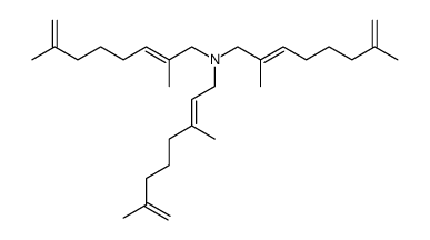 Tris(2,7-dimethyl-2,7-octadien-1-yl)amine结构式